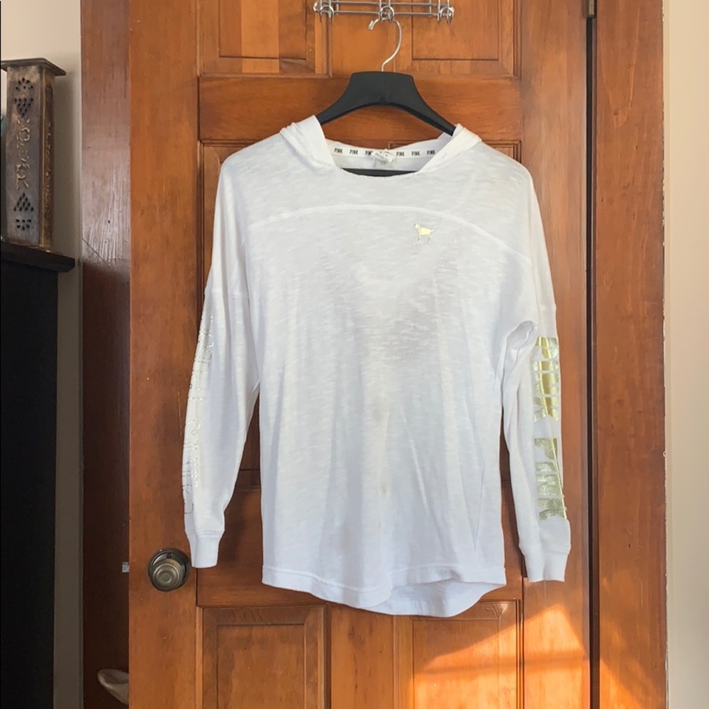 VICTORIAS SECRET OPEN BACK SWEATSHIRT